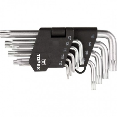 35D960 -  Torx kulcs készlet TOPEX 9 részes t10-50   35D960 - 1