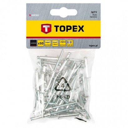 43E302 -  Popszegecs TOPEX 3.2x10 50 darab   43E302 - 1