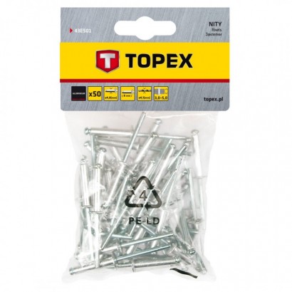 43E501 -  Popszegecs TOPEX 4.8x8 50 darab   43E501 - 1
