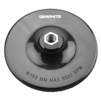 55H826 -  Rugalmas csiszoló tányér GRAPHITE 150mm M14   55H826 - 1