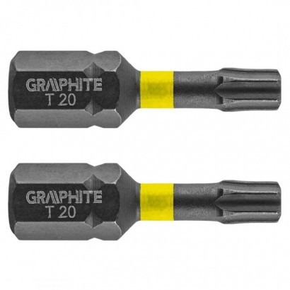 56H513 -  Behajtótüske GRAPHITE ütvecsavarozóhoz TX20 x 25mm 2 darab   56H513 - 1