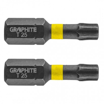 56H514 -  Behajtótüske GRAPHITE ütvecsavarozóhoz TX25 x 25mm 2 darab   56H514 - 1